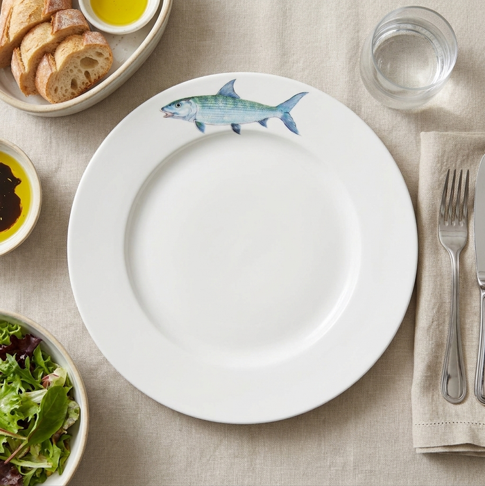 Richard Bramble Bonefish 26cm Plate lifestyle