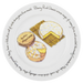 Bloomy Rind Cheese 21cm Plate by Richard Bramble