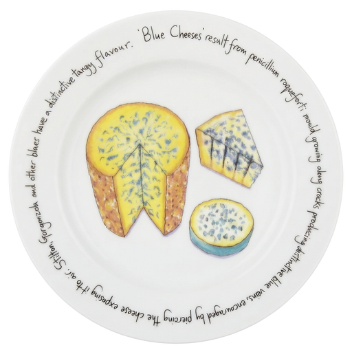 Blue Cheese 21cm Plate by Richard Bramble