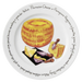 Parmesan Cheese 21cm Plate by Richard Bramble
