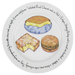 Washed Rind Cheese 21cm Plate by Richard Bramble