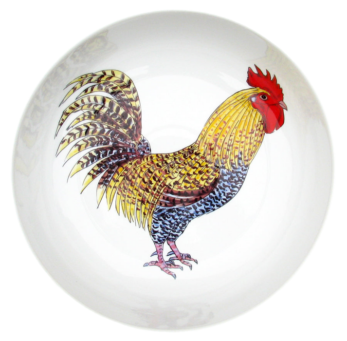Cockerel 24cm Bowl by Richard Bramble