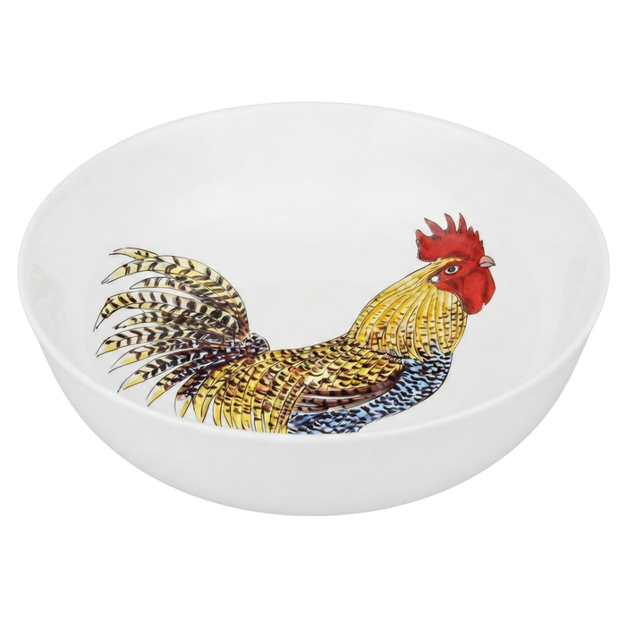 Cockerel 24cm Bowl side view