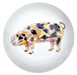 Gloucestershire Old Spot Pig 24cm Bowl by Richard Bramble