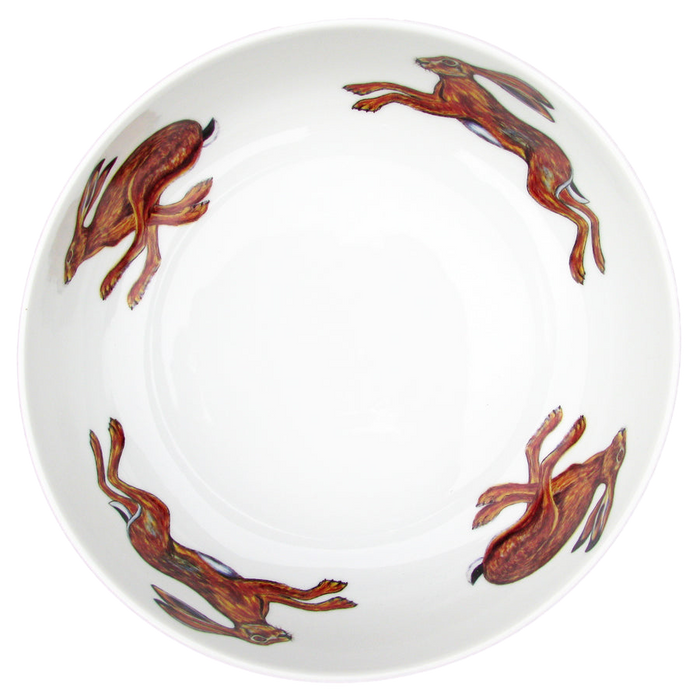 Hares 24cm (9.5") Bowl styled on the table