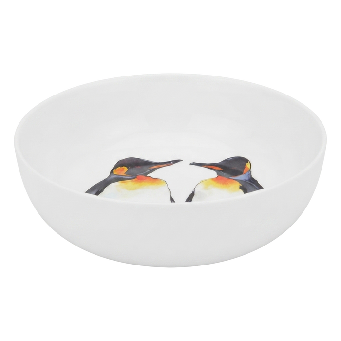 King Penguins 24cm Bowl side view