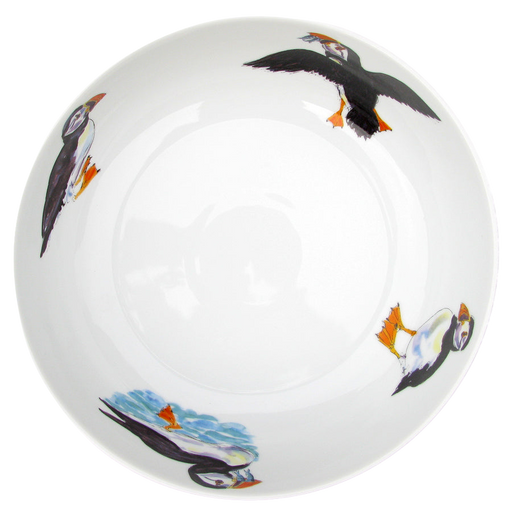 Puffins 24cm Bowl by Richard Bramble
