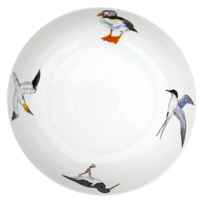 Seabirds 24cm (9.5") Bowl styled on the table