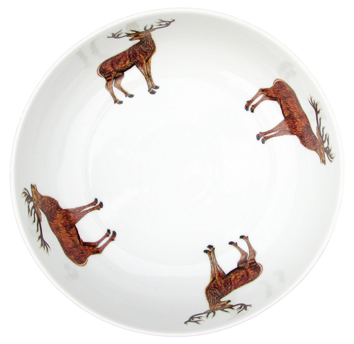 Stags 24cm Bowl by Richard Bramble