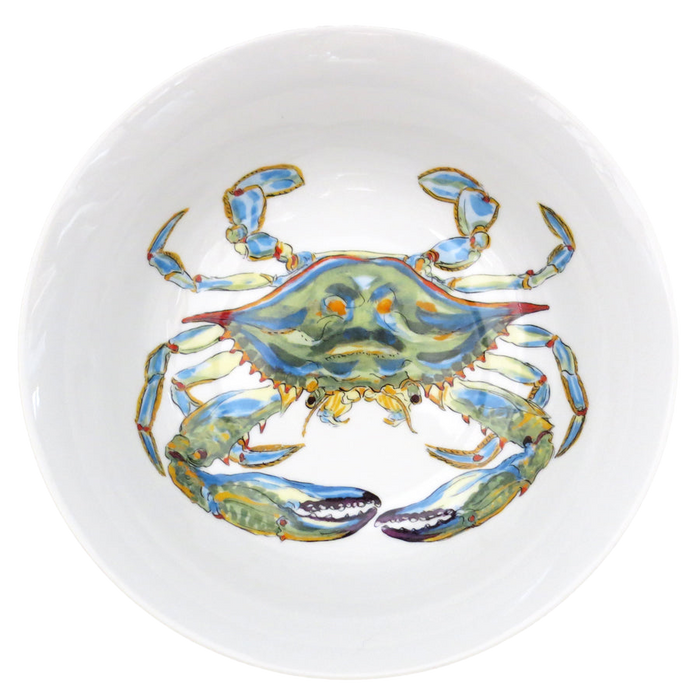 Blue Crab 25cm Bowl by Richard Bramble