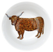Highland Cow 25cm Bowl by Richard Bramble