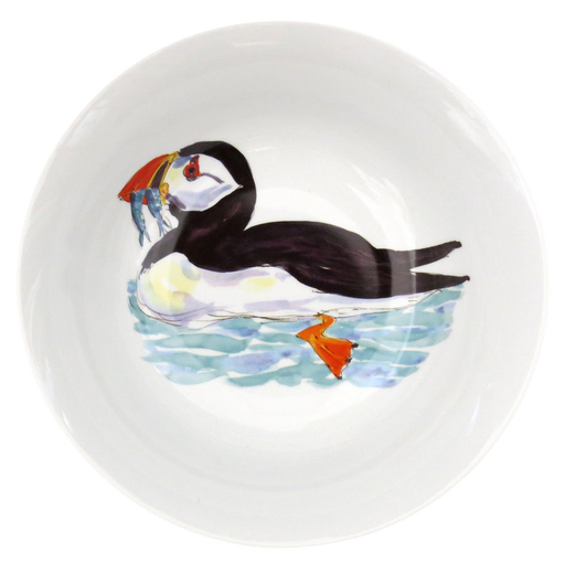 Puffin 25cm Bowl by Richard Bramble