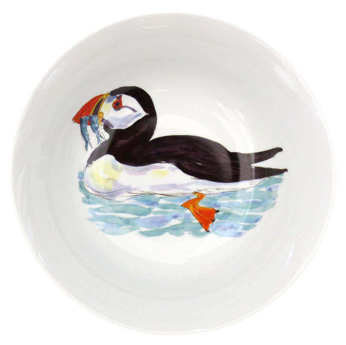 Puffin 25cm Bowl by Richard Bramble