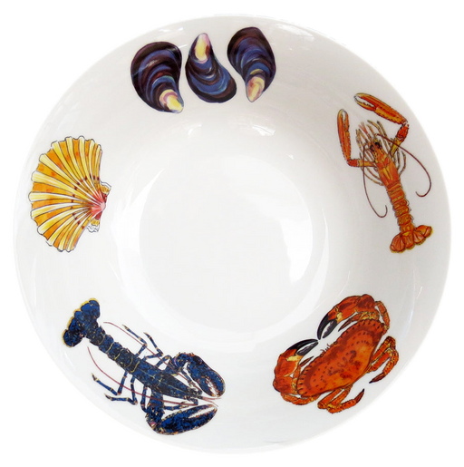 Shellfish 25cm Bowl by Richard Bramble