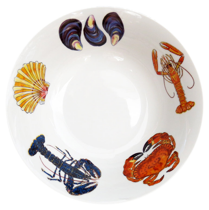 Shellfish 25cm Bowl by Richard Bramble