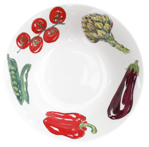 Vegetables 25cm Bowl by Richard Bramble