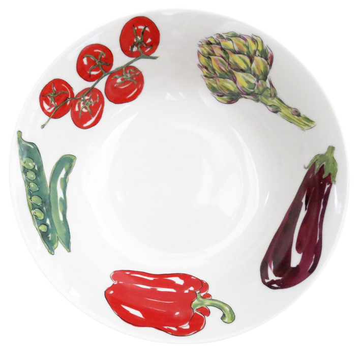 Vegetables 25cm Bowl by Richard Bramble