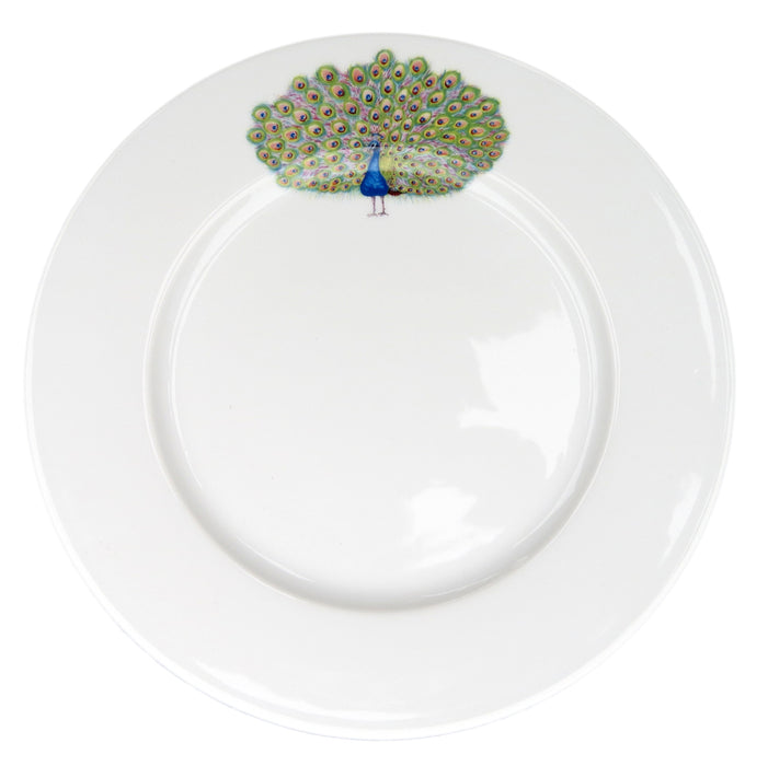 Peacock 26cm Flat Rimmed Plate