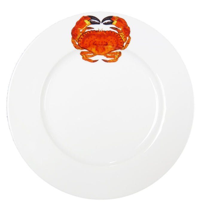 Crab 26cm Flat Rimmed Plate