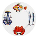 Fish & Shellfish 26cm Flat Rimmed Plate