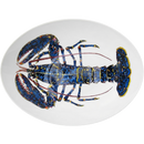 Blue Lobster 27cm Oval Bowl