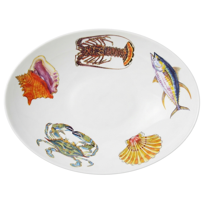 Fish & Shellfish US South Coast 27cm Oval Bowl