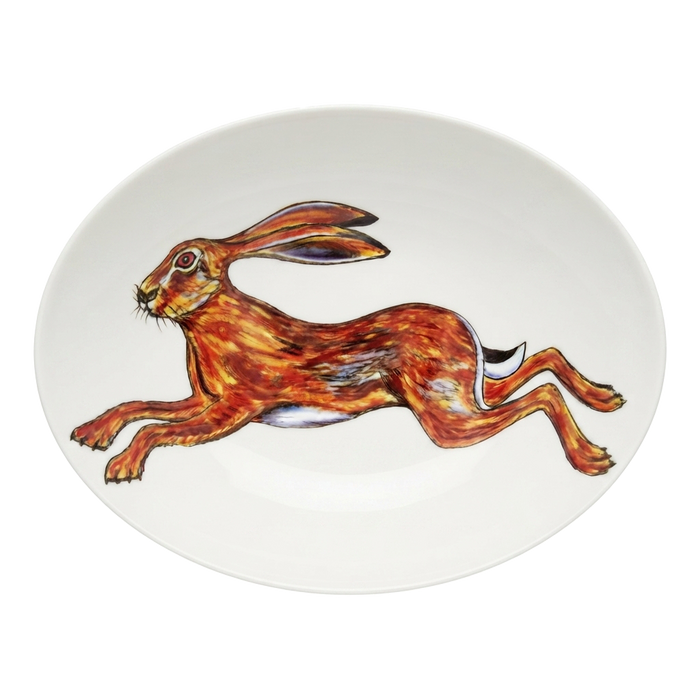 Hare 27cm Oval Bowl