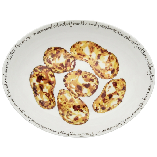 Jersey Royal Potato 27cm Oval Bowl