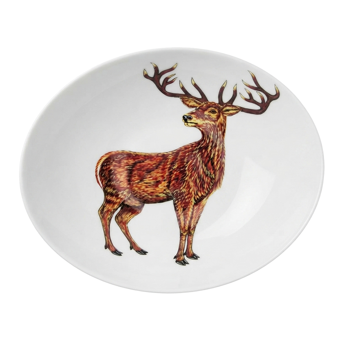 Stag 27cm Oval Bowl
