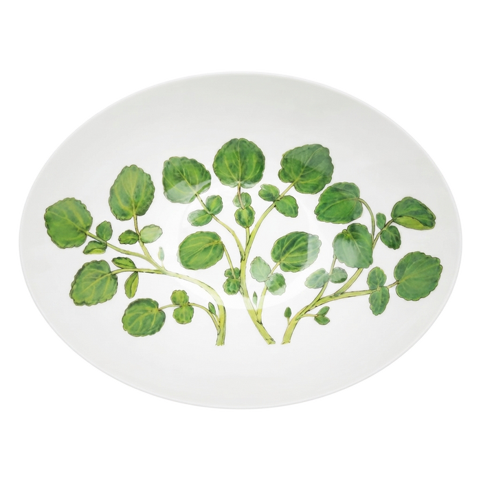 Watercress 27cm Oval Bowl