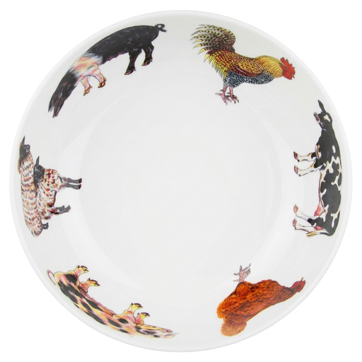 Farmyard 28cm Bowl by Richard Bramble