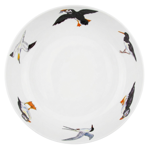 Seabirds 28cm Bowl by Richard Bramble