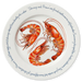 Shrimp and Prawn 30cm flat rimmed plate
