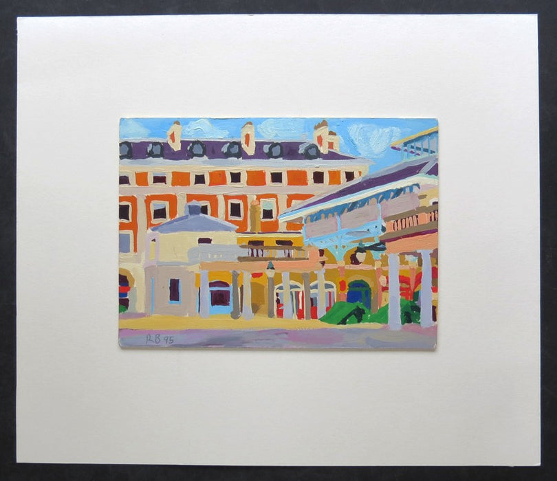 Covent Garden across the plaza painting