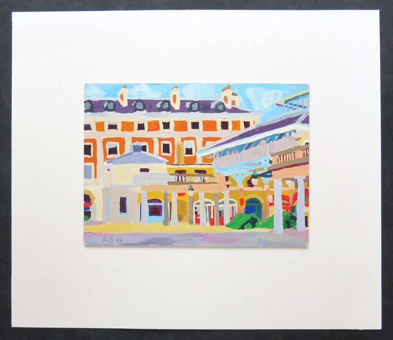 Covent Garden across the plaza painting