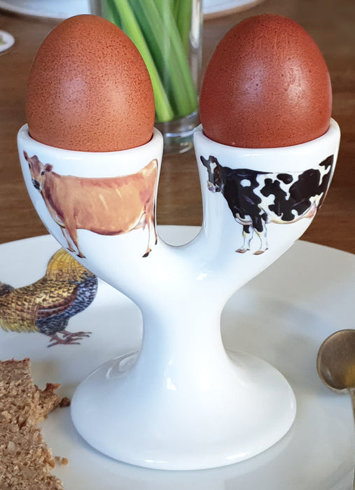 Cow Double Egg Cup