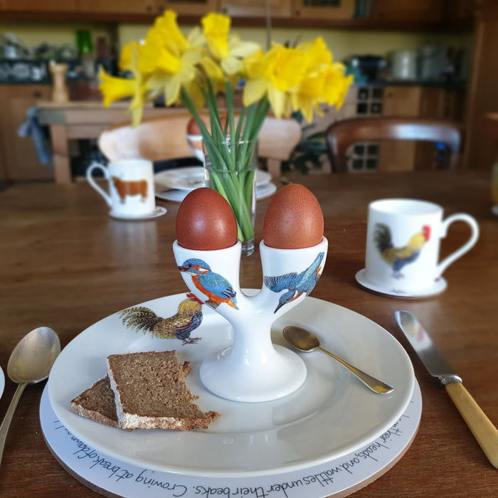 Kingfisher Double Egg Cup in use