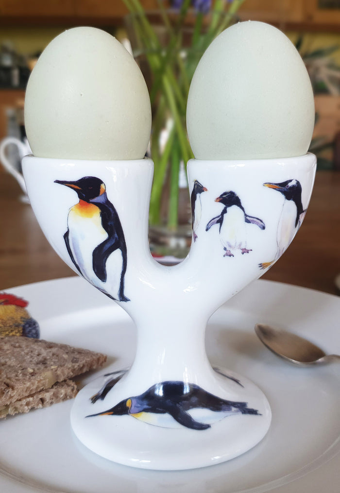 Penguin Double Egg Cup size & rim guide