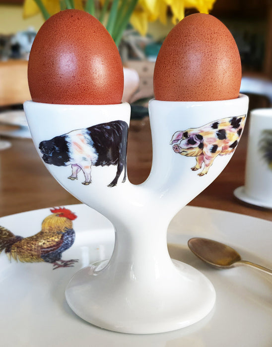 Pig Double Egg Cup