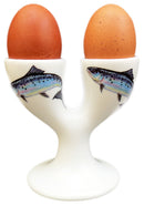 Salmon Double Egg Cup