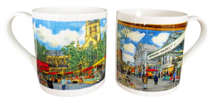 Borough Market mug (large size) table setting
