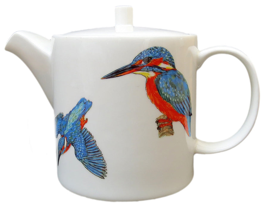Kingfisher Teapot Straight sided