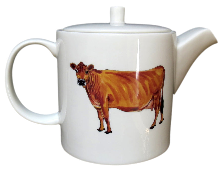 Jersey Cow Teapot Straight sided