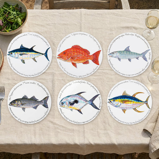 Saltwater Gamefish Tablemat Set of 6 by Richard Bramble