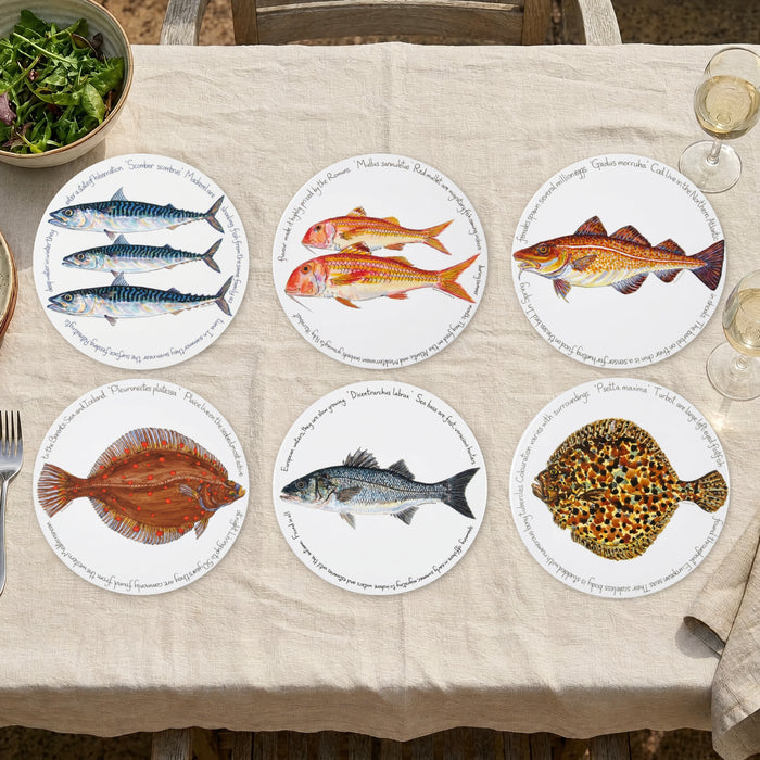 Sea Fish Tablemat Set of 6 by Richard Bramble