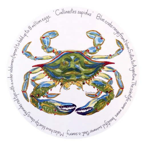 Blue Crab Tablemat by Richard Bramble