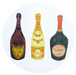 Richard Bramble Champagnes 1 Tablemat