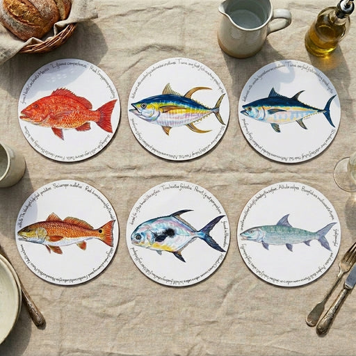 Saltwater Gamefish Tablemat Set of 6 by Richard Bramble