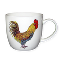 Cockerel (Rooster) & Hen Mug (medium round sided)