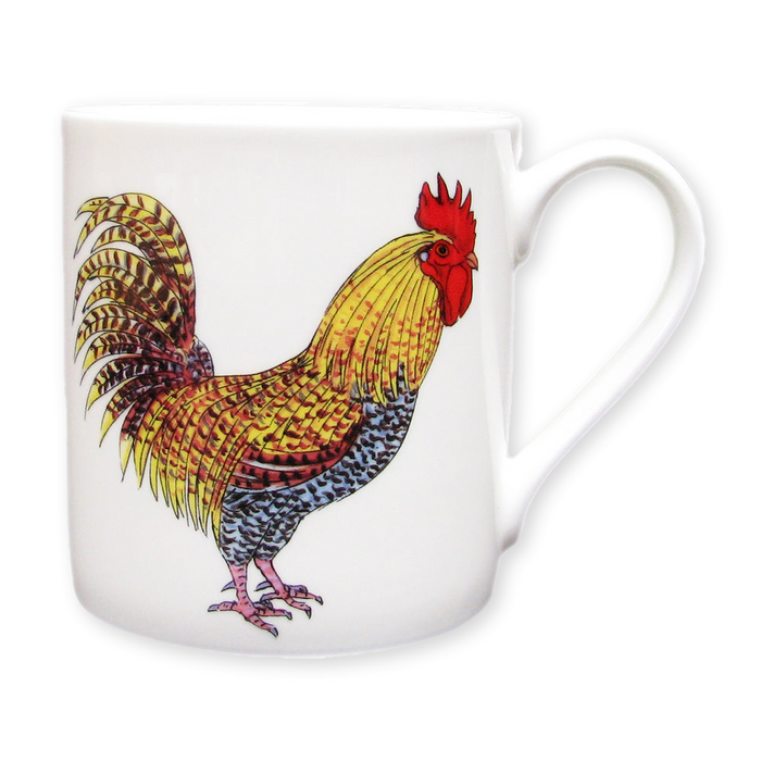 Cockerel and Hen large mug